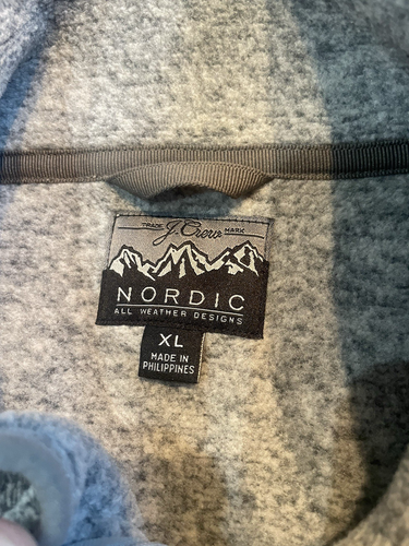 J Crew Nordic All Weather Design Polartec Fleece Vest Men's XL NWOT - Picture 2 of 8