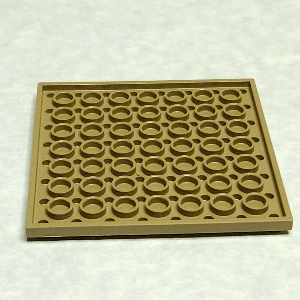 Lego Parte 41539 Placa 8x8 42534 Bronceado Oscuro x1 Juguete de Construcción para Sin usar, en caja Foto 3 de 4