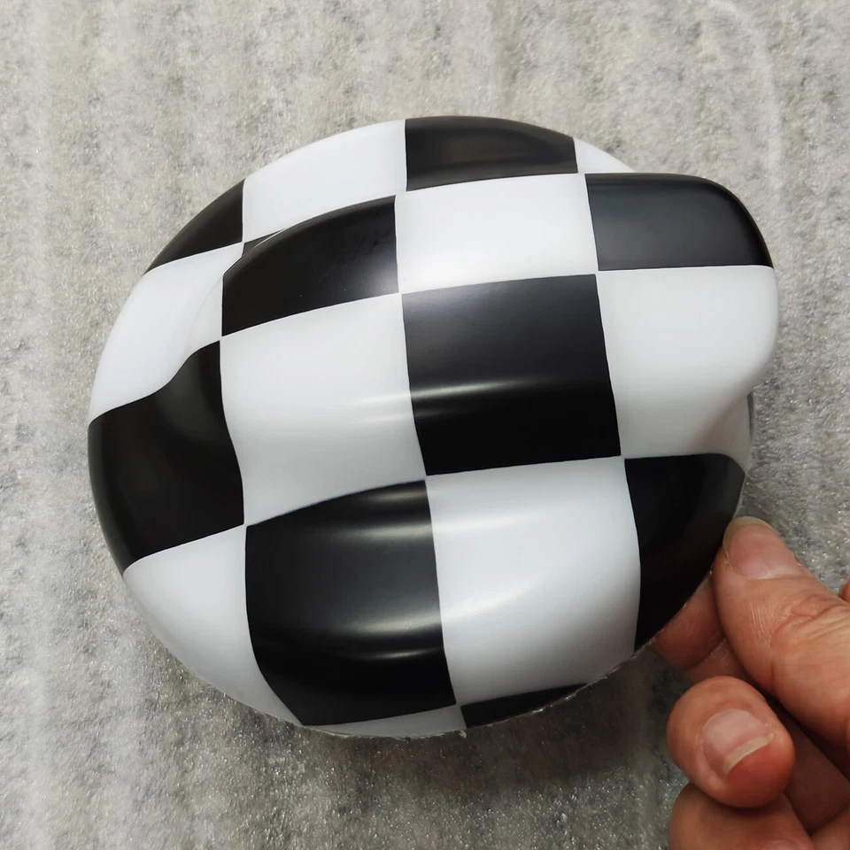Checkered Petrol Fuel Gas Tank Cap Cover Trim For MINI Cooper R55 R56 R57 R58 - Изображение 2 из 4