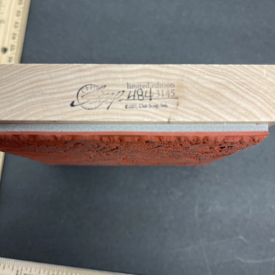 Sello de goma grande Club Scrap Hawaii edición limitada Foto 2 de 4