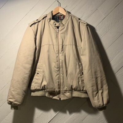 Vintage Michael charles for cooper  jacket brown tan blanket lined
