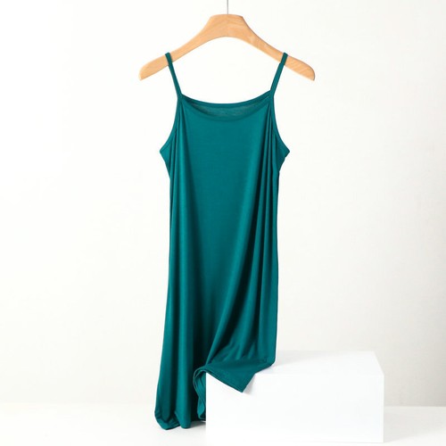 Women Camisole Cotton Under Dress Loose Petticoat Underskirt Chemise Nightie - Picture 4 of 29