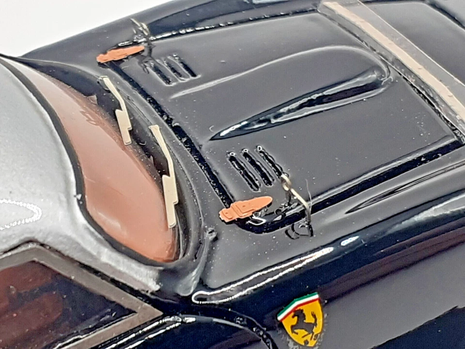 FERRARI 166 MM/53 BERLINETTA PININFARINA 1953 ARGENTO-NERO 1/43 JOLLY MODEL - Immagine 4 di 4