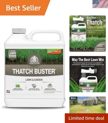 32oz Liquid Grass Aerator & Dethatcher - Safe for Pets & Kids with Probiotics