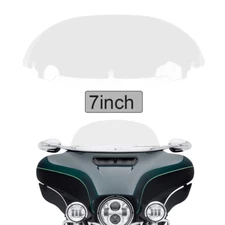7" Clear Front Windshields for Harley Touring Street Glide 2014-2021 Windscreen