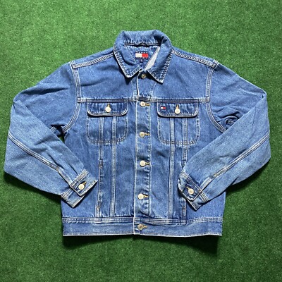Youth Tommy Hilfiger Mid-Wash Denim Trucker Jacket XL
