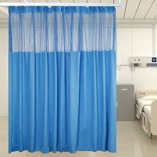 12ft x 8ft Blue Room Divider Curtain SPA Salons School Nursery Screen Partition