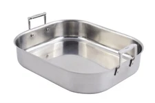 Bon Chef 60010 Stainless Steel Cucina Rotisserie Pan 10 Quart Capacity 16-1/2"