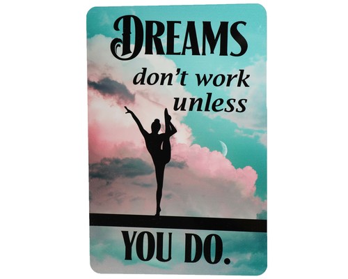 NEW! Gymnastics Inspirational Metal Signs - Variety to Choose From - Picture 6 of 25