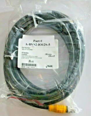 BOA2, A-BVS2-IO12S-10, 12 Pin, Euro Fast Power I/O Cable 10-Meter, Shielded NEW