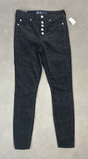 Gap Denim Universal Legging Skinny High Rise 5-pocket Stretch NWT Black 0/25R