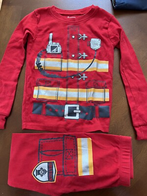 Members Mark Fire Fighter Boys Pj Set Size 6 New Without Tags