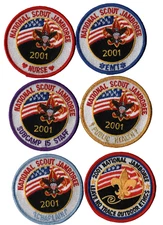 2001 Jamboree Set of 6 JSP Bdr (AR719)
