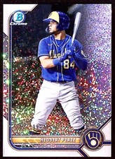Hedbert Perez 2022 Bowman Chrome Prospects Speckle Refractor #BCP-67 282/299