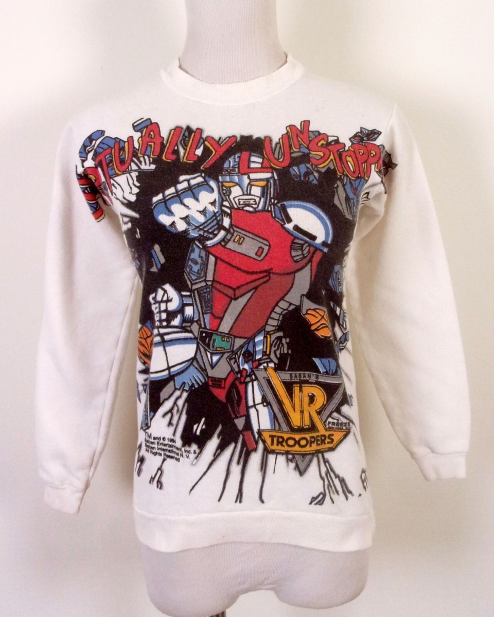 vintage 90s Freeze VR Troopers 1994 AOP Sweatshirt Double