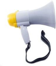 MEGAFONO ALTOPARLANTE PORTATILE PROFESSIONALE 200MT REGISTRATORE VOCALE MUSICALE