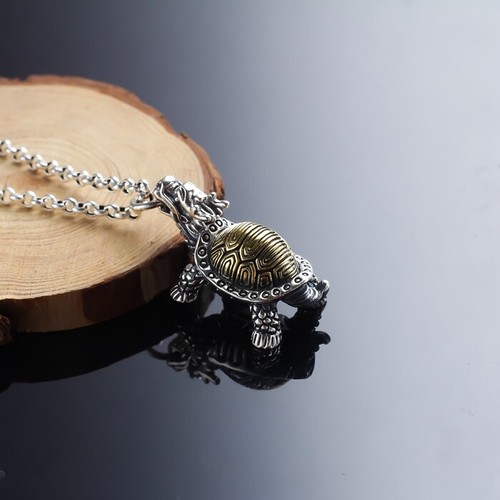 A25 Anhänger Drachenschildkröte Fabelwesen Mythologie Silber 925