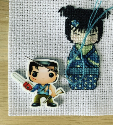 Ash The Evil Dead Horrorfilm Needle Minder für Kreuzstich & Stickerei
