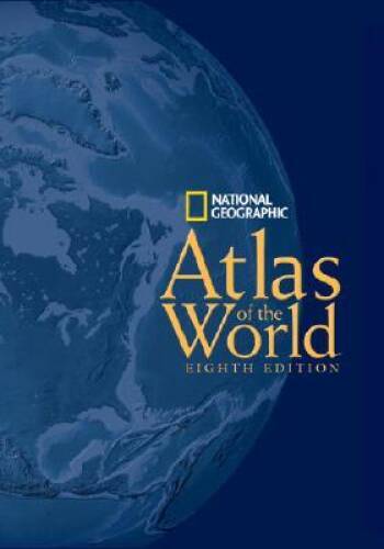 National Geographic Atlas of the World, Eighth Edition - Hardcover - GOOD