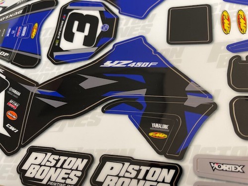 LOSI PROMX PRO MX RC MOTORCYCLE TOMAC REMOTE CONTROL BIKE GRAPHICS KIT DECALS - Picture 11 of 11