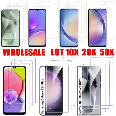 Wholesale Tempered Glass Clear Screen Protector for Samsung S25 Ultra S24 S25 FE