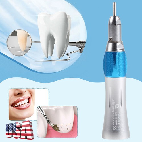 NSK Style Dental Slow Low Speed Handpiece Straight Contra Angle Air Motor 4/2H - Picture 41 of 100