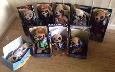 First Set Of 9 Compare the Meerkat / Market ~ Sergei Aleksandr etc. All Boxed
