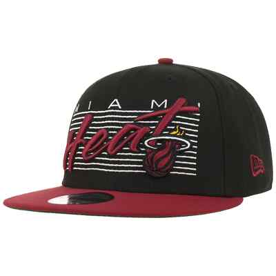 NEW ERA 9Fifty NBA Properties Heat Cap Basecap Baseballcap Flat Brim Snapback