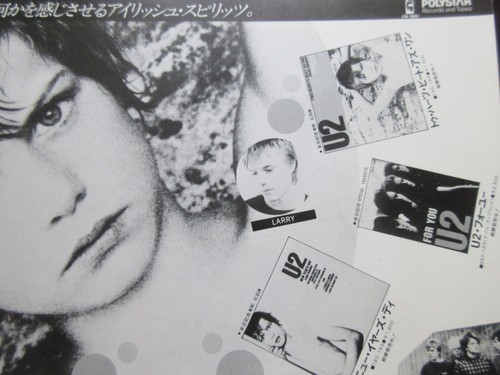 U2 1983 War Japan Tour Book w Promo Sticker Promo Flyer , Concert Program Bono - Picture 11 of 11