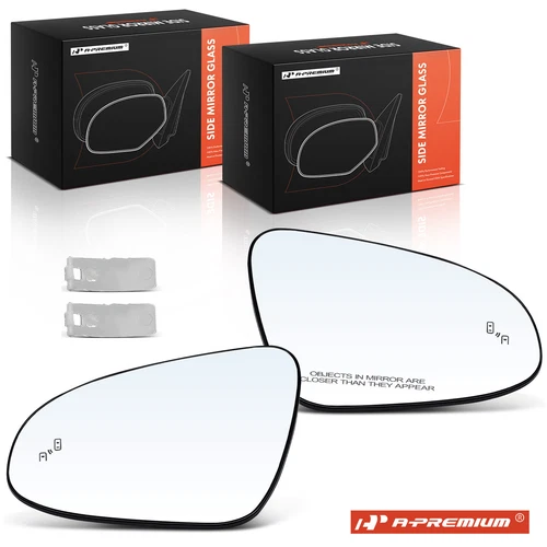 A-Premium Mirror Glass w/ Heated & Blind Spot Detection LH & RH for Toyota C-HR