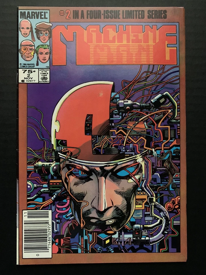 Machine Man #1-4 Complete Run (Marvel-1984) 1st Arno Stark - Windsor-Smith Art! - Image 4 of 4