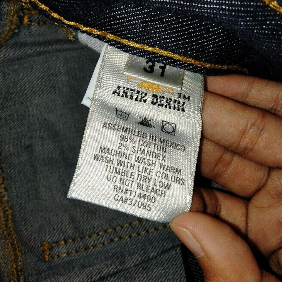 Antik Denim Medium Wash Embroidered Studded Pocket Bootcut Jeans Womens 31 - Image 3 of 4