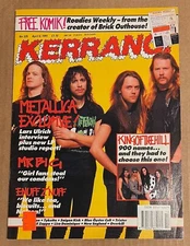 Kerrang! Magazine - Metallica No. 335 April 6, 1991
