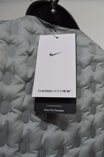 NEW Nike Therma-Fit ADV Women's Down Fill Running Vest Particle Grey XS DD6063 - Picture 6 of 11