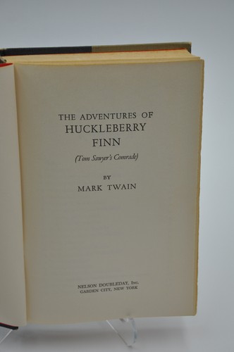 The Adventures of Huckleberry Finn - Mark Twain - Nelson Doubleday - HC Vintage - Picture 9 of 12