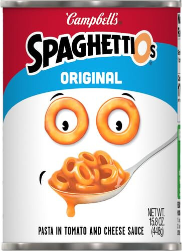 Campbell's SpaghettiOs Canned Pasta, Original, 15.8 oz. Can - Picture 1 of 11