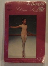 DANSKIN Classic LEOTARD L 12-14 THEATRICAL PINK Girls NEW DANCE Large NOS Ballet