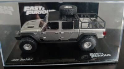 Jeep Gladiator Rubicon Fast & Furious - Altaya 1/43 - Miniature Noir