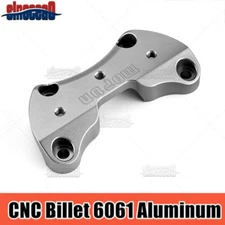 CNC Billet 1'' Handlebar Risers Top Clamp Slip Fix For Harley Touring 1997-2024