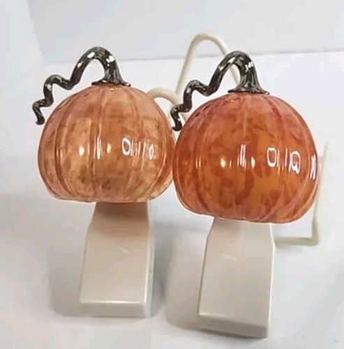 Bath And Body Works Plug In Metallic Orange Lot Of 2 + Pumpkin Truck Fall Autumn - Picture 2 of 12