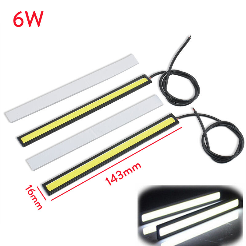 XT AUTO 8pcs 12V LED Strip Lights - 30cm Flexible, Waterproof, Super Bright 15 LED Light Strips For Car, Boat, Home Decoration