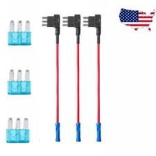 3PCS Micro3 Blade Fuse Inline Tap Holder, 15a fuse - Add A Circuit