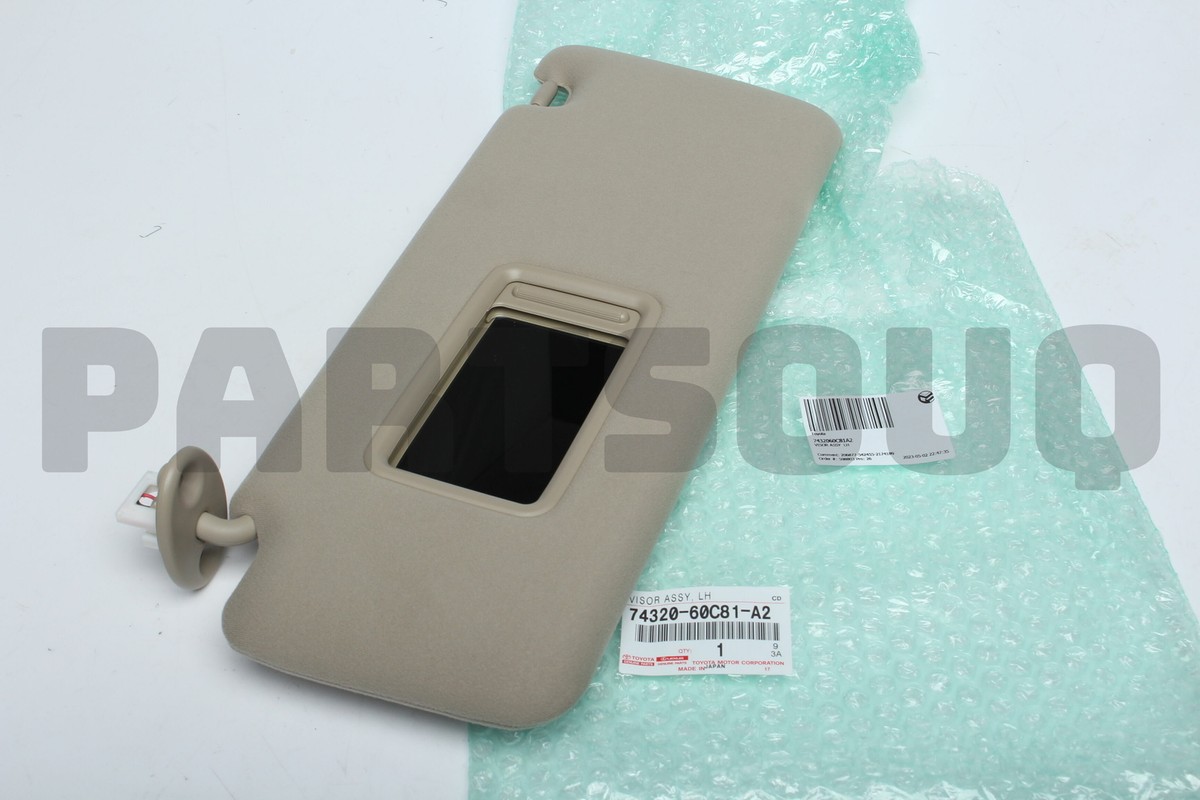 7432060C81A2 Genuine Toyota VISOR ASSY LH 74320-60C81-A2 | eBay