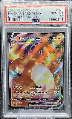 Charizard VMAX 020/189 Full Art (PSA 10 GEM MINT) Pokemon Charizard VMAX 020/189 Full Art (PSA 10 GEM MINT) Pokemon