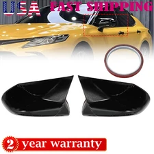 GLOSS BLACK FOR 2018-2023 TOYOTA CAMRY M STYLE SIDE MIRROR COVER ADD ON OVERLAYS