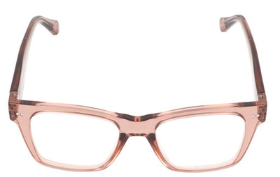 Look Optic Cosmo Champagne Sq +1.50 Prog Reader Eyeglasses Frames 50-18-140
