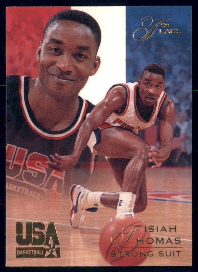 1994 Flair USA Basketball - Strong Suit Isiah Thomas #97