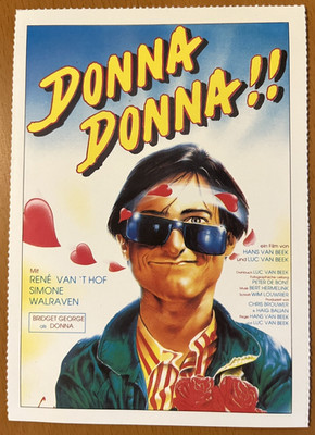 Donna Donna!! - Filmkarte Filmplakatkarte Video Plus - Rene van't Hof