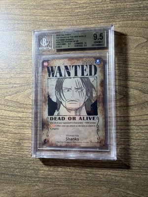 One Piece TCG SHANKS Wanted Poster (SP) OP09-004 Emperors New