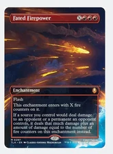 Fated Firepower (Borderless) MTG TLA | Avatar Red Burn X Spell | Mythic | NEW NM